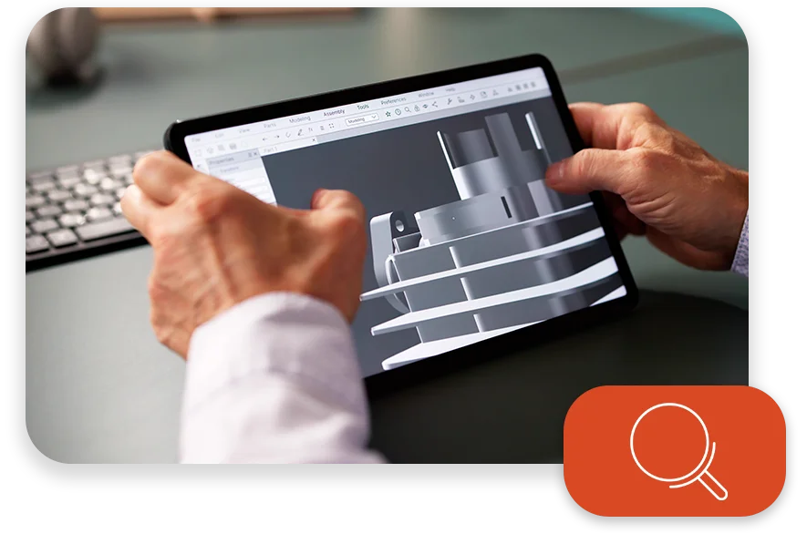 Experlogix Configure, Price, Quote 3D functionality shown on a laptop with the words "Real-time custom visualization" shown.